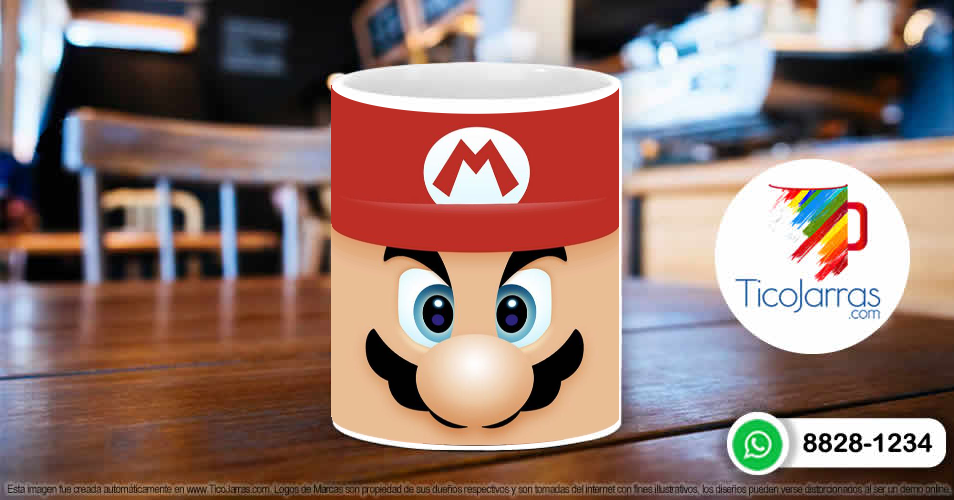 Tazas Personalizadas en Costa Rica Mario Bross