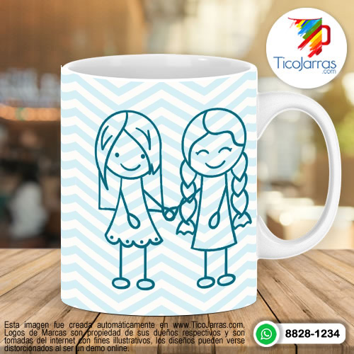 Diseños Personalizadas La vida es mejor con amigas como tú