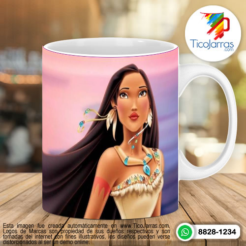 Diseños Personalizadas Pocahontas