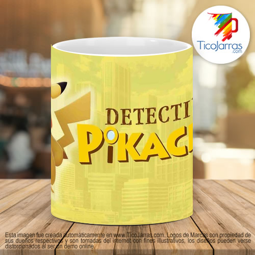 Tazas Personalizadas Detective Pikachu