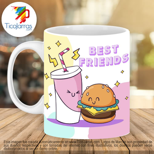 Jarras Personalizadas Best Friends Día de la Amistad
