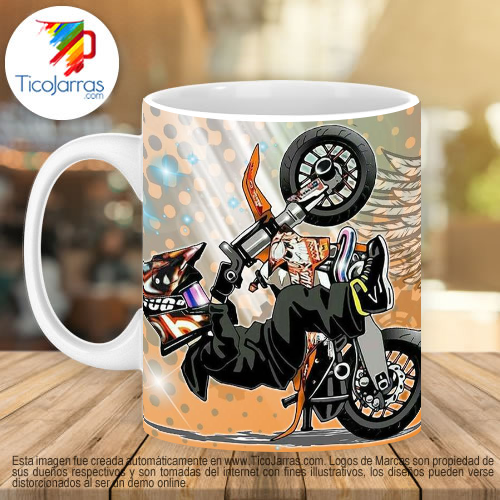 Jarras Personalizadas Feliz Día  Biker