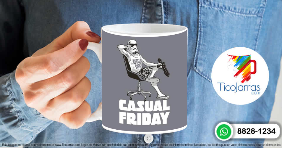 Tazas Personalizadas en Costa Rica Star Wars Casual Friday