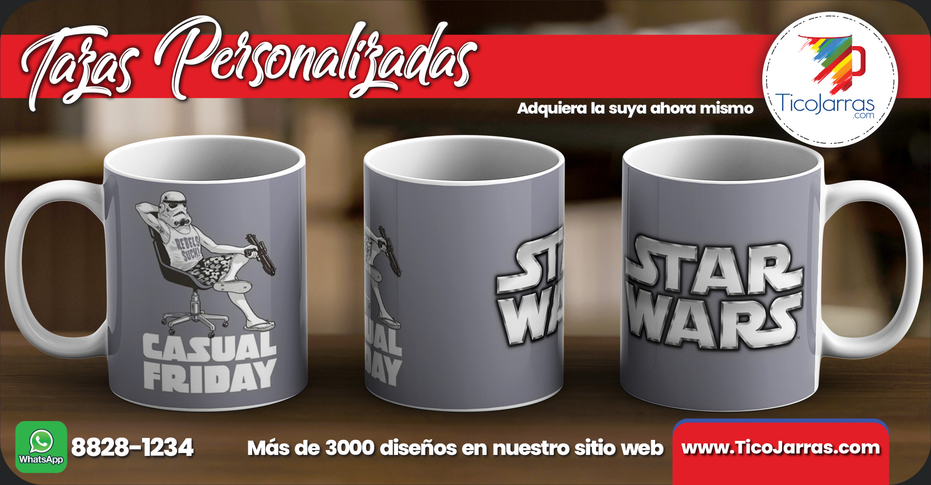 Tazas Personalizadas Star Wars Casual Friday