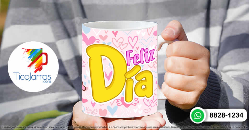 Tazas Personalizadas en Costa Rica Feliz Día