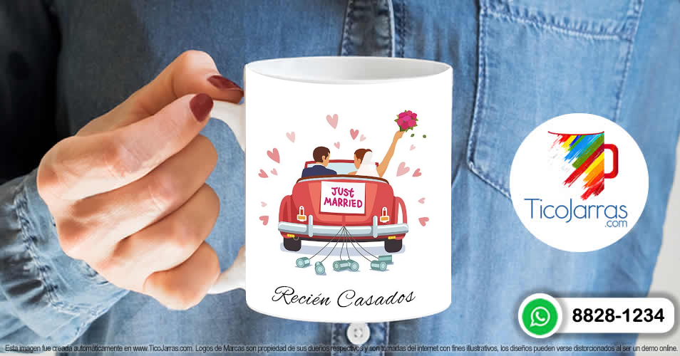 Artículos Personalizados Recién Casados con iniciales personalizadas