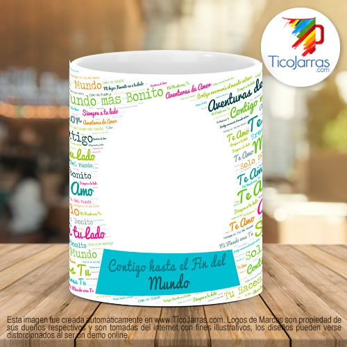 Tazas Personalizadas Aventuras de Amor con foto personalizada