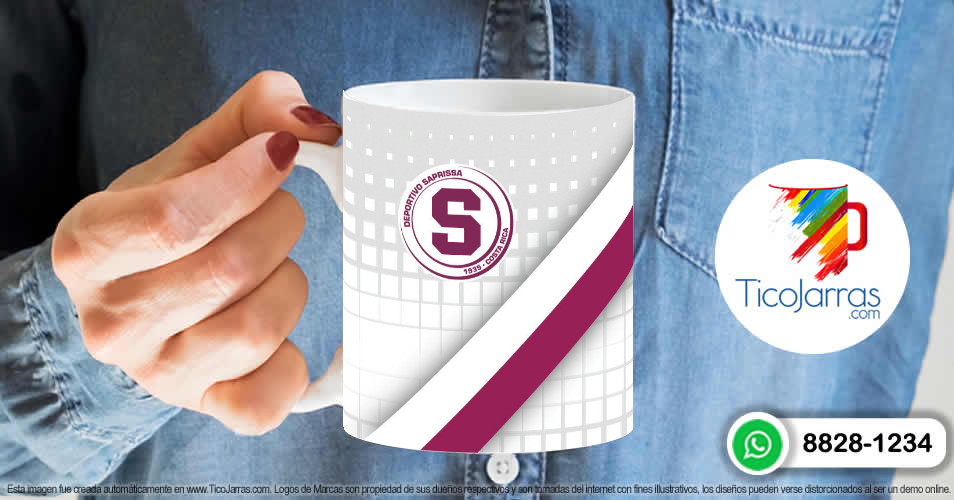 Artículos Personalizados Taza de Saprissa 