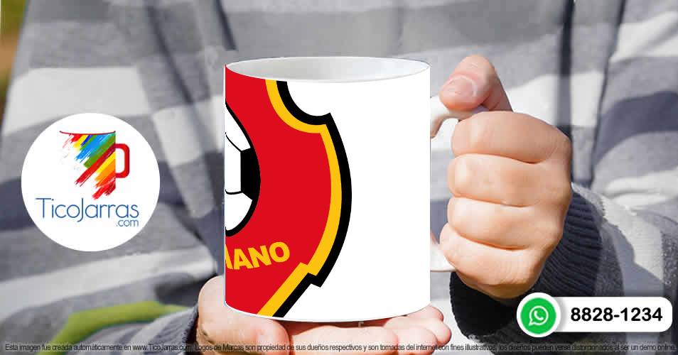 Tazas Personalizadas en Costa Rica Escudo del Herediano CSH