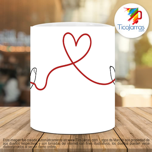 Tazas Personalizadas Amor unidos por Siempre