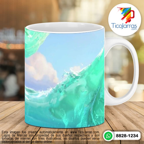 Diseños Personalizadas Taza de Moana bebé