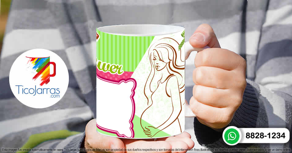 Tazas Personalizadas en Costa Rica Recuerdo baby Shower