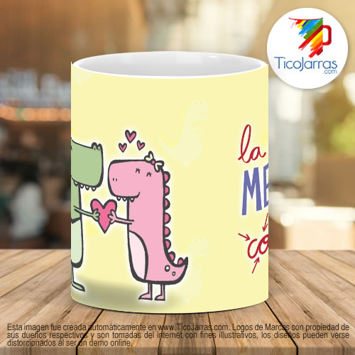 Tazas Personalizadas La vida es mejor contigo
