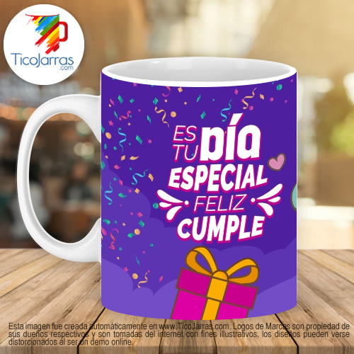Jarras Personalizadas Es tu Día Especial - Feliz Cumpleaños