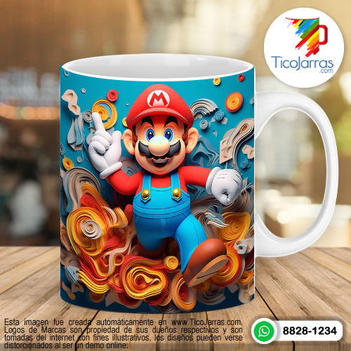 Diseños Personalizadas Mario Bros 3D
