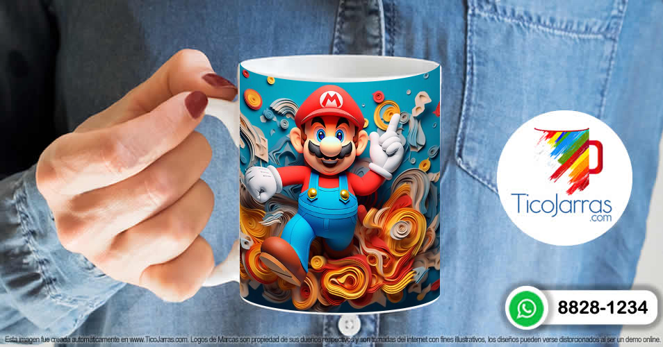 Artículos Personalizados Mario Bros 3D