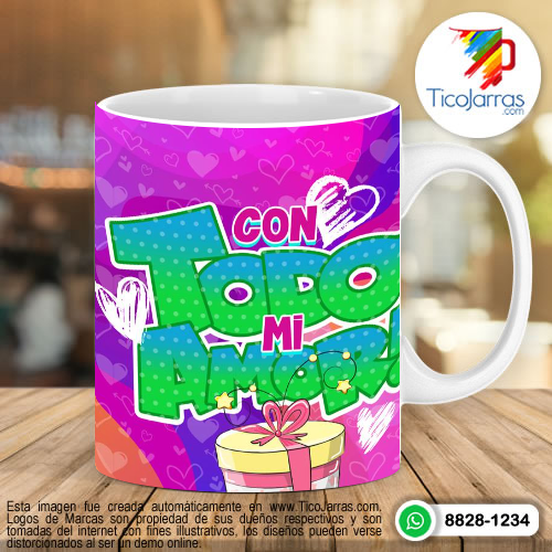 Diseños Personalizadas Con todo mi amor