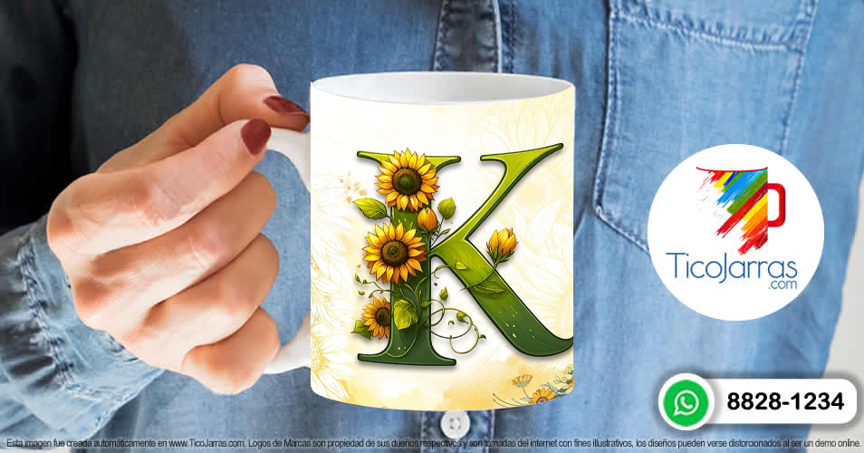 Artículos Personalizados Mamá Feliz Día, Tazas con Nombre incial 