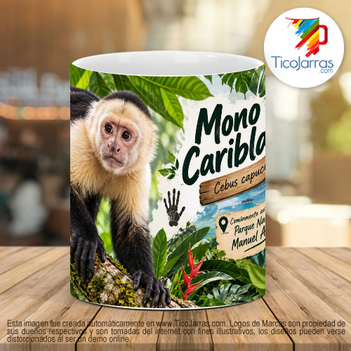 Mono Cariblanco