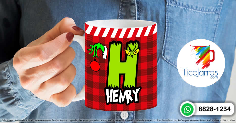Grinch con Nombre con H - imagen 6