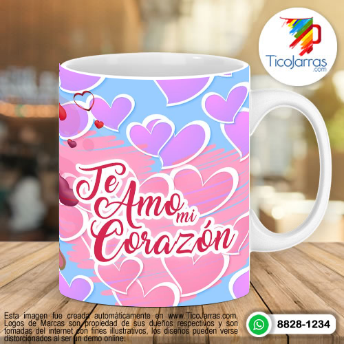 Diseños Personalizadas Te amo mi Corazón