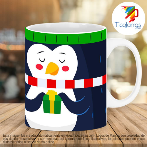 Diseños Personalizadas Feliz Navidad Pingui