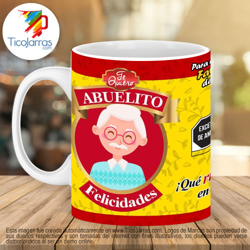Tazas Personalizadas en Costa Rica Taza para Abuelito, con foto