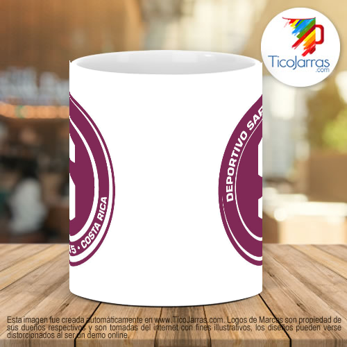 Tazas Personalizadas Taza de Saprissa con logo