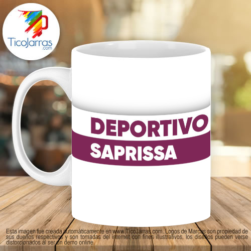 Jarras Personalizadas Taza del Deportivo Saprissa