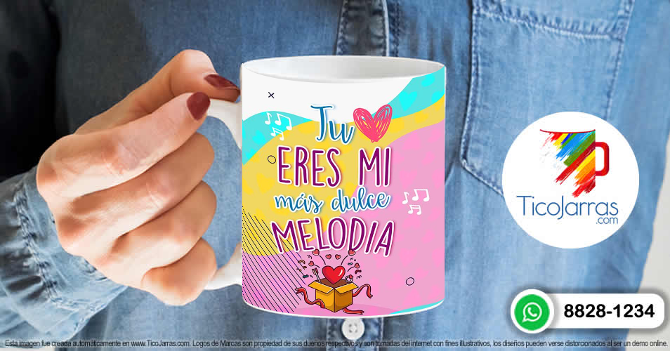 Artículos Personalizados Tu eres mi más dulce melodía