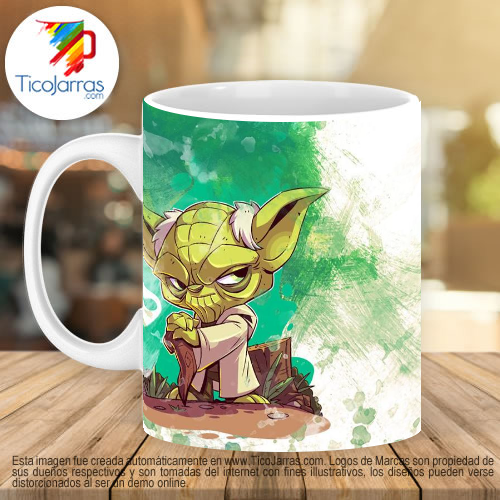 Jarras Personalizadas Café quiero si no trabajar me niego