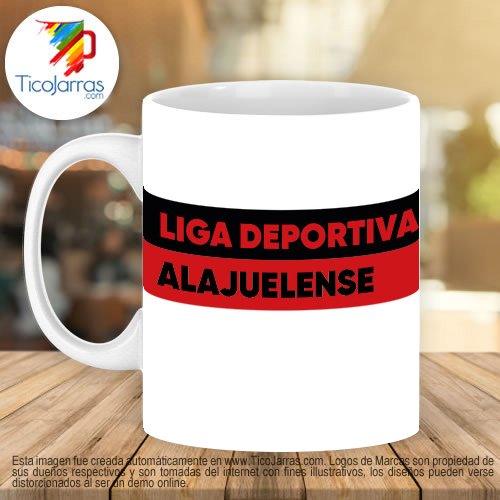 Jarras Personalizadas Tazas de la Liga Deportiva Alajuelense