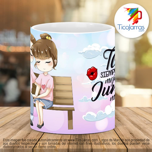 Tazas Personalizadas Todo siempre sera mejor juntos mi amor