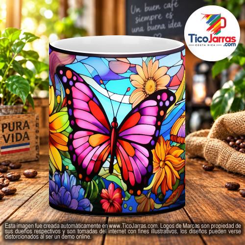 Mariposa rosada