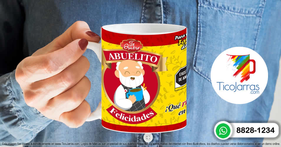 Artículos Personalizados Abuelito, Felicidades, con foto