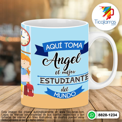 Tazas Personalizadas en Costa Rica Aquí toma el mejor Estudiante