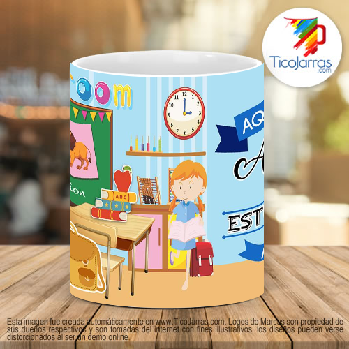 Tazas Personalizadas Aquí toma el mejor Estudiante