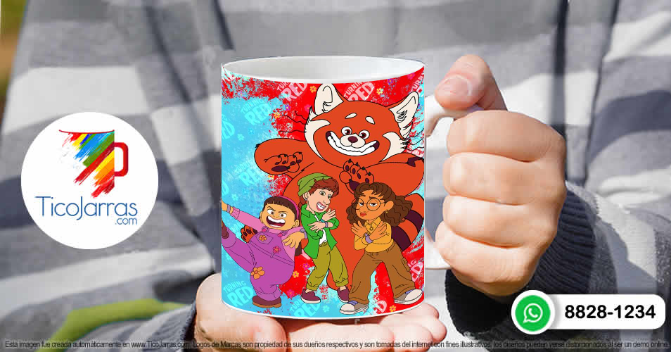 Tazas Personalizadas en Costa Rica Turning Red Dance