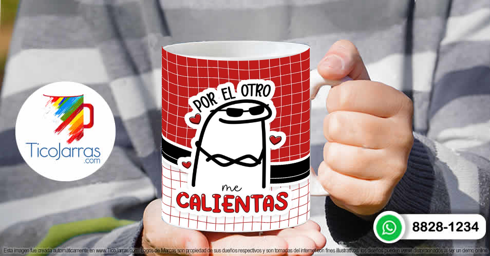 Tazas Personalizadas en Costa Rica Por un lado me gustas por el otro me calientas