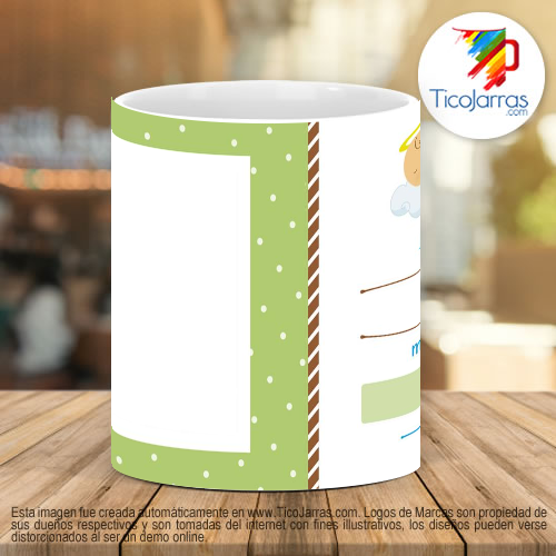 Tazas Personalizadas Mi bautizo con imagen