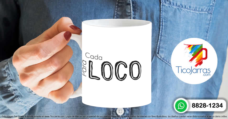 Tazas Personalizadas en Costa Rica Para cada Loco