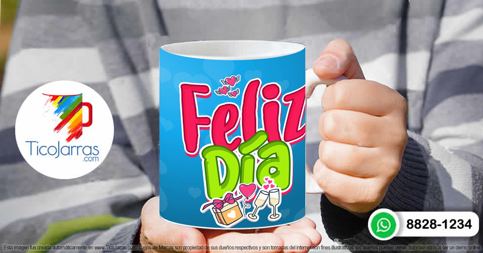 Tazas Personalizadas en Costa Rica Feliz Día