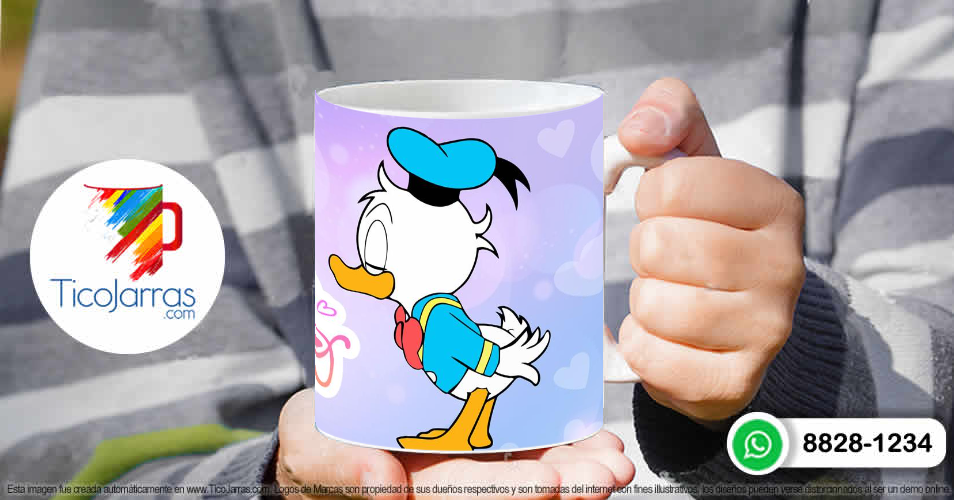 Tazas Personalizadas en Costa Rica Te amo  Donald y Daisy