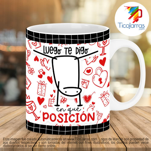 Diseños Personalizadas Te quiero luego te digo en que posición