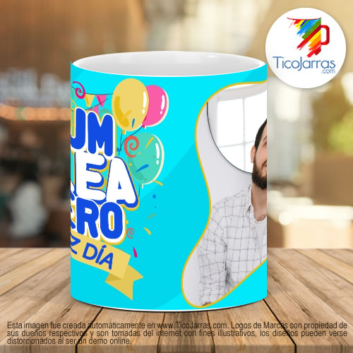 Tazas Personalizadas Cumpleañero, Feliz Día
