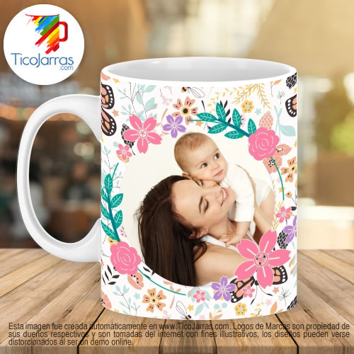 Jarras Personalizadas Madre solo hay una y como tu ninguna