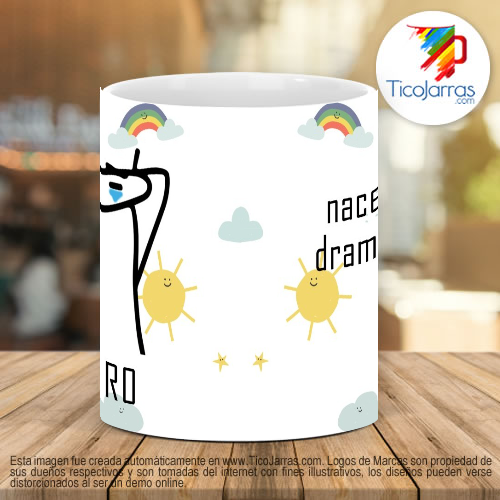 Tazas Personalizadas Enero, nacen los dramaticos