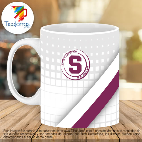 Jarras Personalizadas Taza de Saprissa, Nombre personalizado