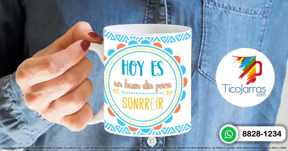 Artículos Personalizados Hoy es un buen día para sonreír