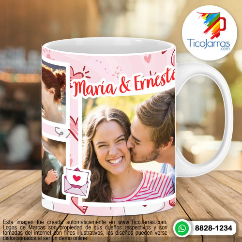 Tazas Personalizadas en Costa Rica Juntos por siempre